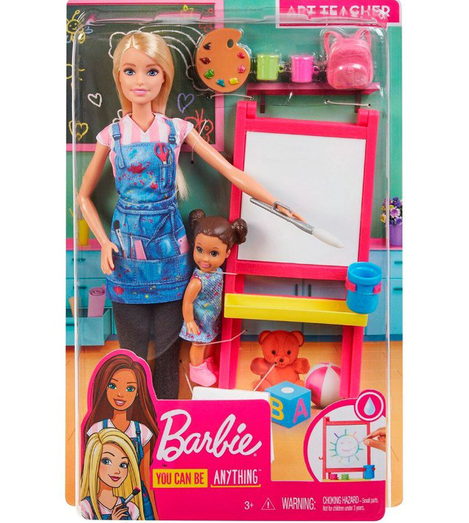 Кукла  Barbie  Кем быть?  Учитель рисования купить,NaN