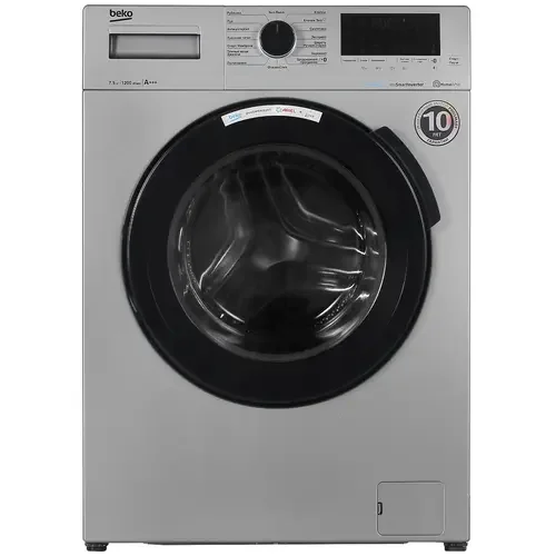 Стиральная машина Beko WSPE7H616S серая