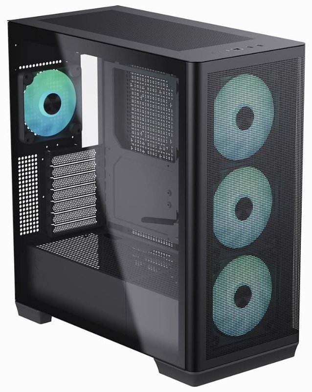 Корпус AeroCool APNX C1 BK черный купить,62606