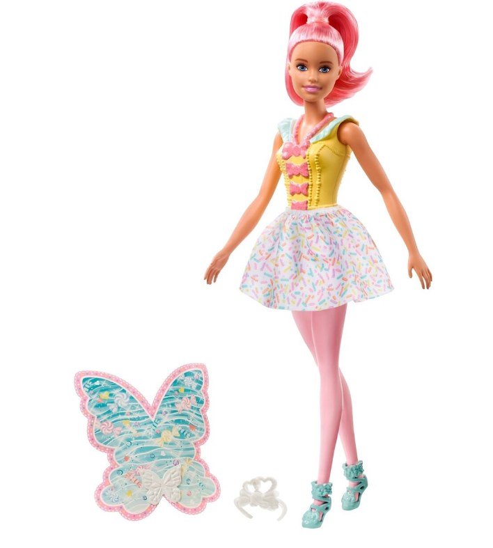 Кукла   Barbie Фея с зелеными крыльями  FXT03  купить,NaN