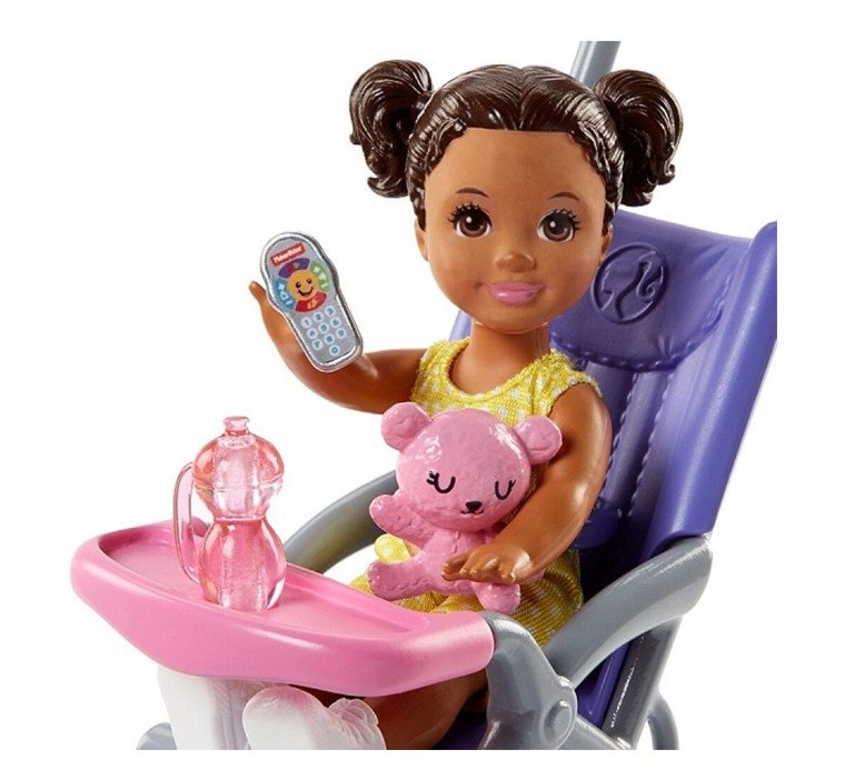 Кукла  Barbie  Няня  коляска FHY97/FJB00 купить,NaN