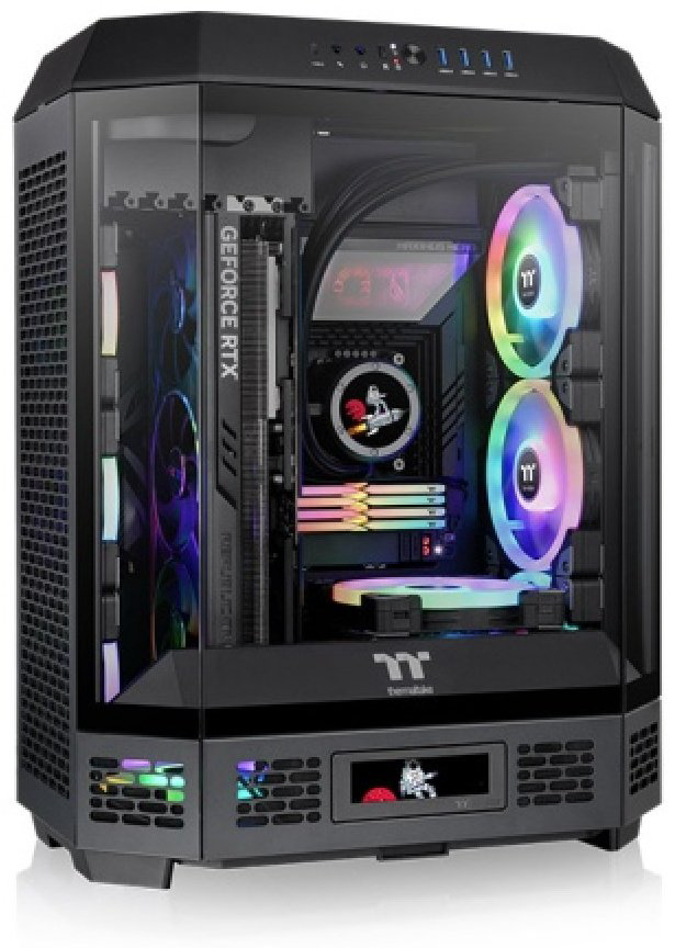 Корпус Thermaltake The Tower 600 черный купить,NaN