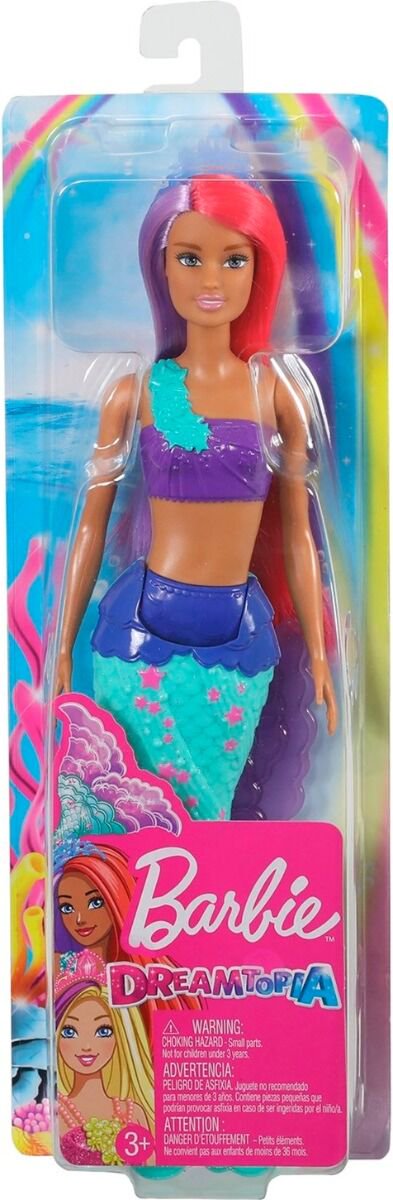 Кукла  Barbie   Дримтопия Русалочка в фиолетовом топе GJK070/GJK09 купить,NaN