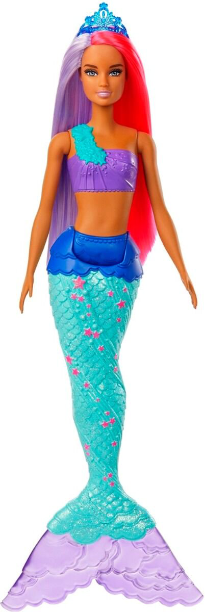 Кукла  Barbie   Дримтопия Русалочка в фиолетовом топе GJK070/GJK09 купить,NaN
