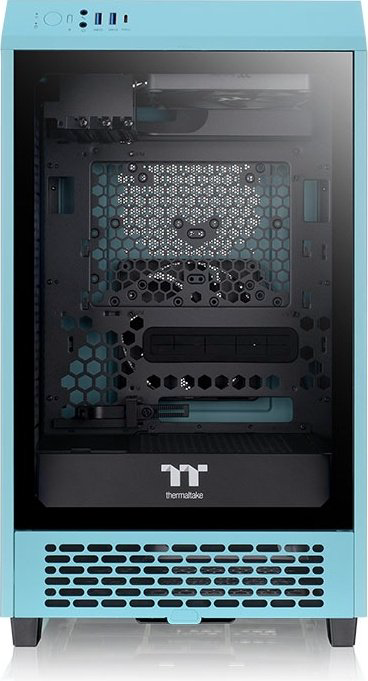 Корпус Thermaltake The Tower 200 CA-1X9-00SBWN-00 голубой купить,64019