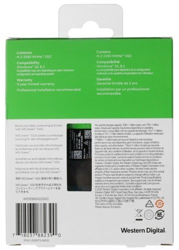 SSD Western Digital SN350 WDS960G2G0C 960 ГБ купить,NaN