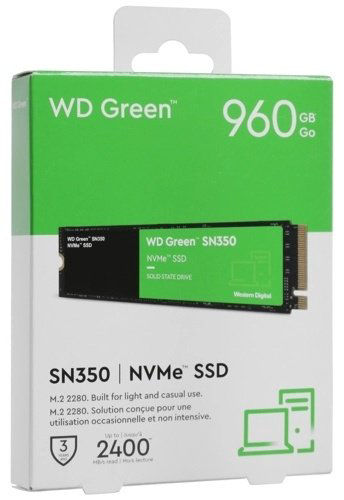 SSD Western Digital SN350 WDS960G2G0C 960 ГБ купить,NaN