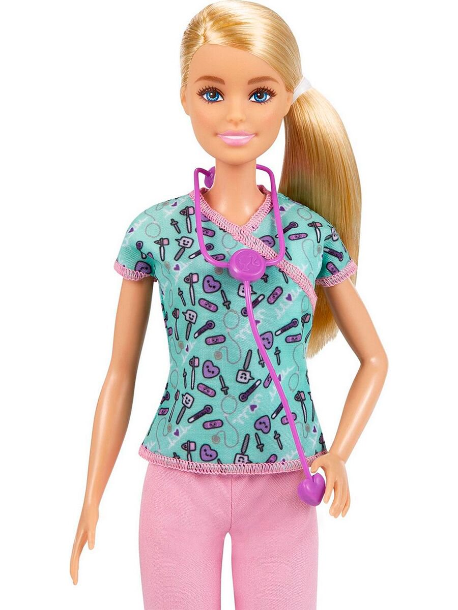 Кукла  Barbie  Кем быть? Медсестра GTW390 купить,NaN