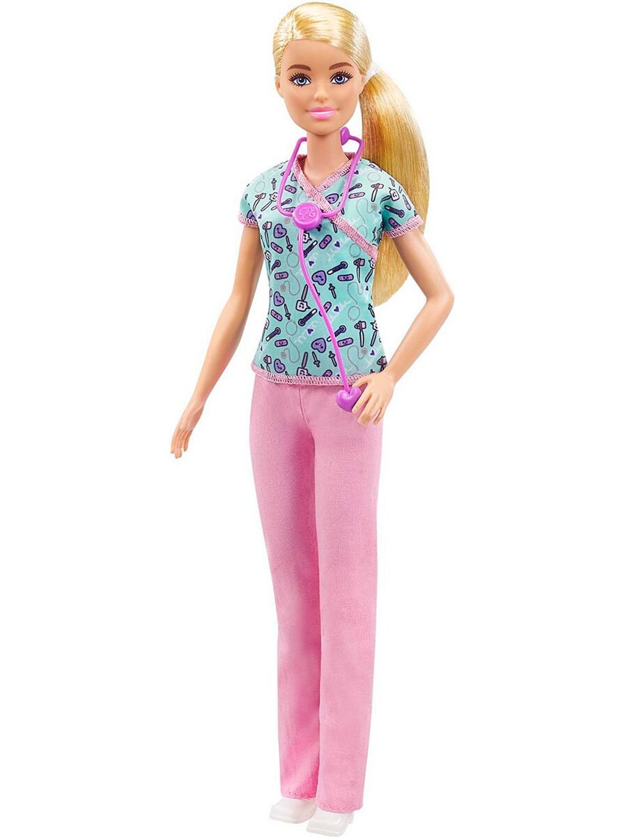 Кукла  Barbie  Кем быть? Медсестра GTW390 купить,NaN