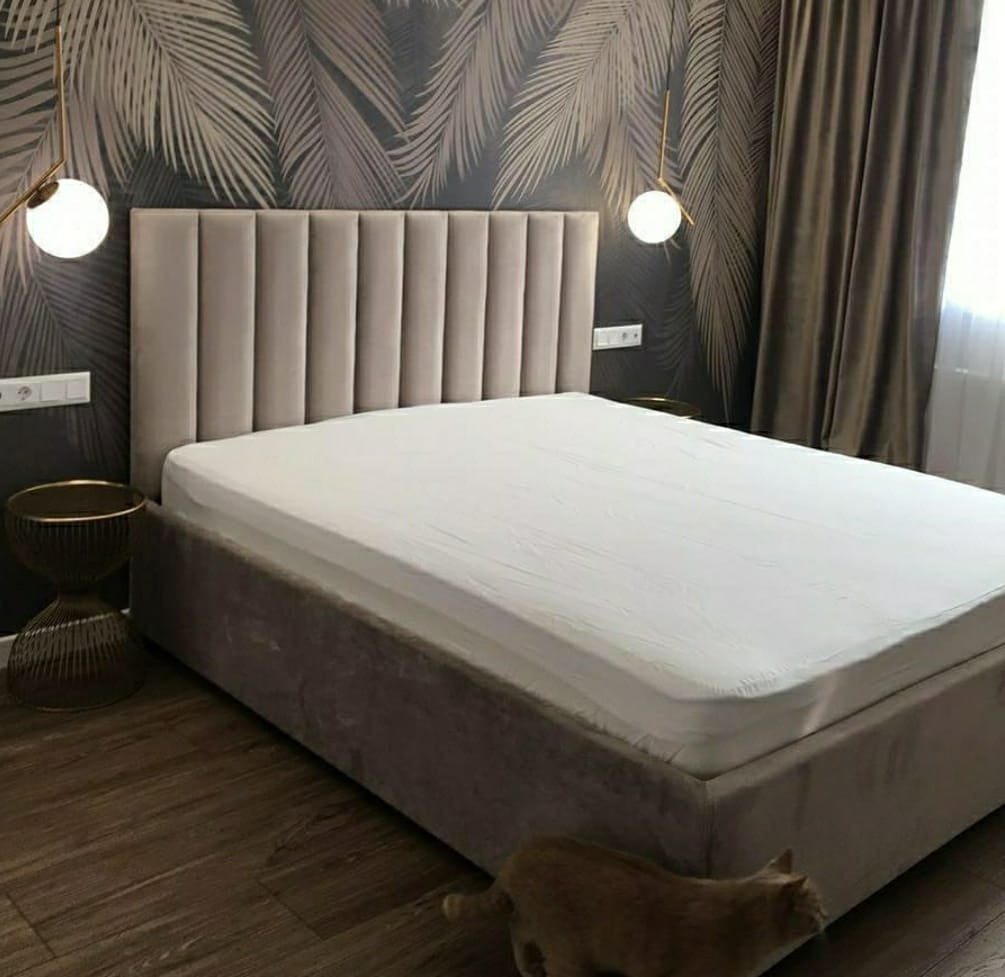 Mebel Story Royal 2022-11 двуспальная, 200x200 см (с матрасом, подъёмный механизм) бежевый купить,NaN