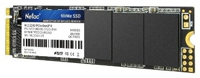SSD Netac NT01N930E-512G-E4X 512 ГБ