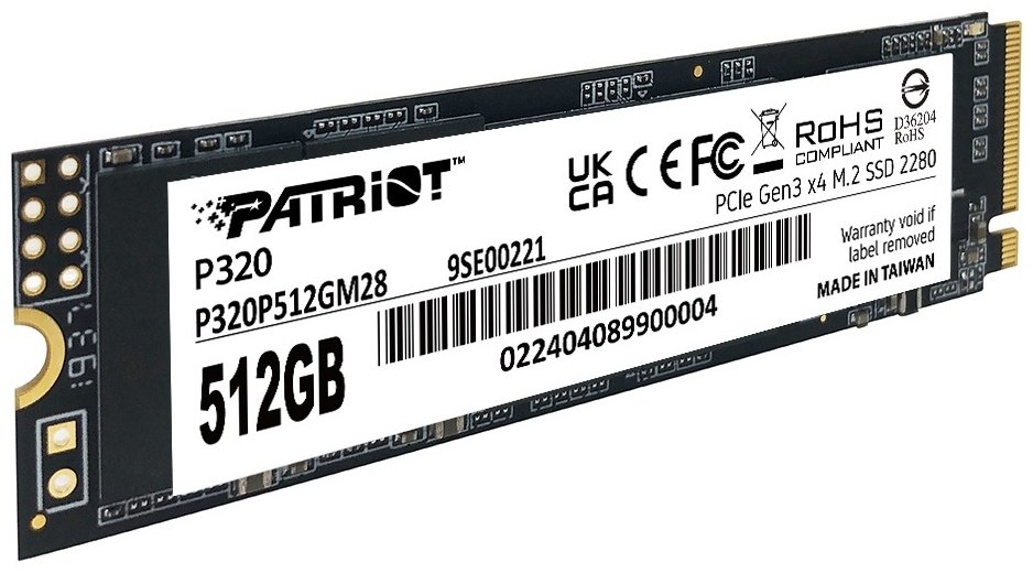 SSD Patriot P320 P320P512GM28 512 Гб купить,NaN