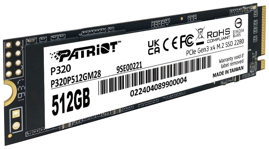 SSD Patriot P320 P320P512GM28 512 Гб купить,NaN