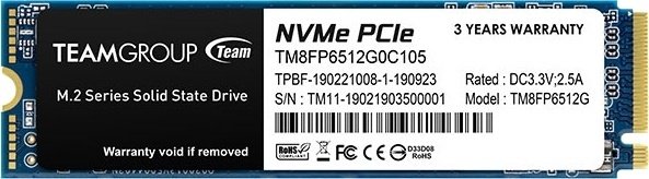 Team Group MP33 TM8FP6512G0C101 512 Gb