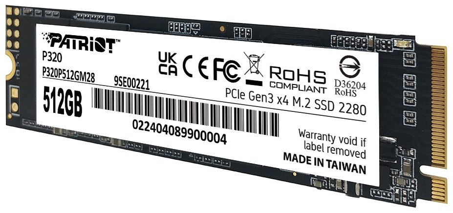 SSD Patriot P320 P320P512GM28 512 Гб купить,NaN