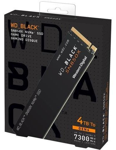 SSD Western Digital SN850X WDS400T2X0E 4000 ГБ купить,NaN