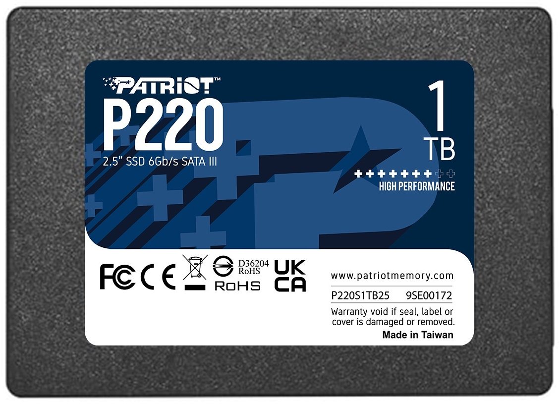 SSD Patriot P220S1TB25 1000 ГБ купить,NaN