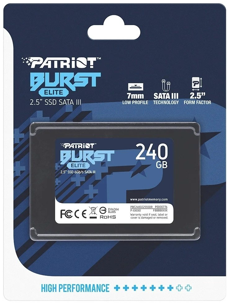 SSD Patriot PBE240GS25SSDR 240 ГБ купить,33653
