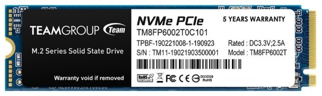 SSD Team Group TM8FP6002T0C101 2000 Гб купить,NaN