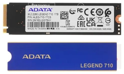 SSD ADATA Legend 710 ALEG-710-1TCS 1000 Гб купить,NaN