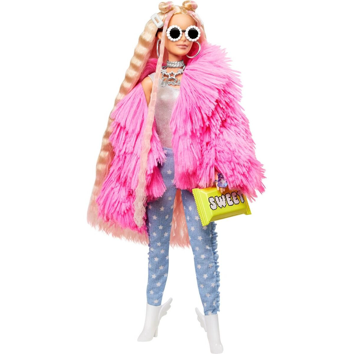 Кукла  Barbie Extra в розовой куртке GRN280 купить,NaN