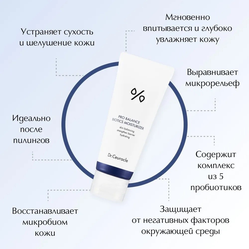 Dr.Ceuracle крем Pro Balance Biotics Moisturizer для лица 100 мл купить,NaN