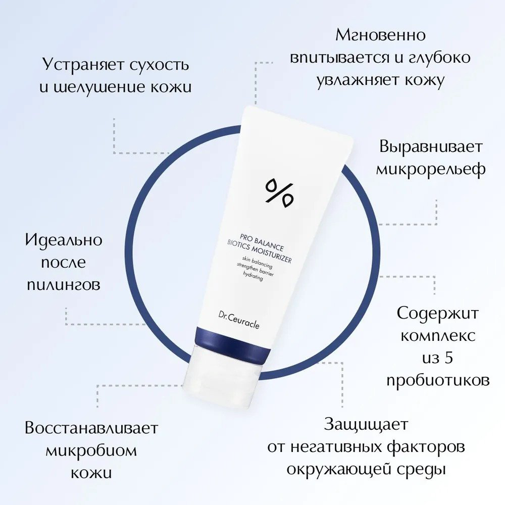 Dr.Ceuracle крем Pro Balance Biotics Moisturizer для лица 100 мл купить,NaN