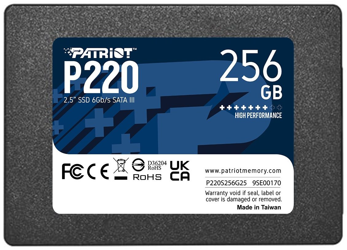 SSD Patriot P220S256G25 256 ГБ купить,37467