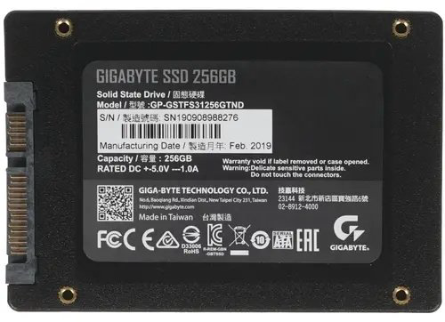 SSD GIGABYTE GP-GSTFS31256GTND 256 ГБ купить,29990