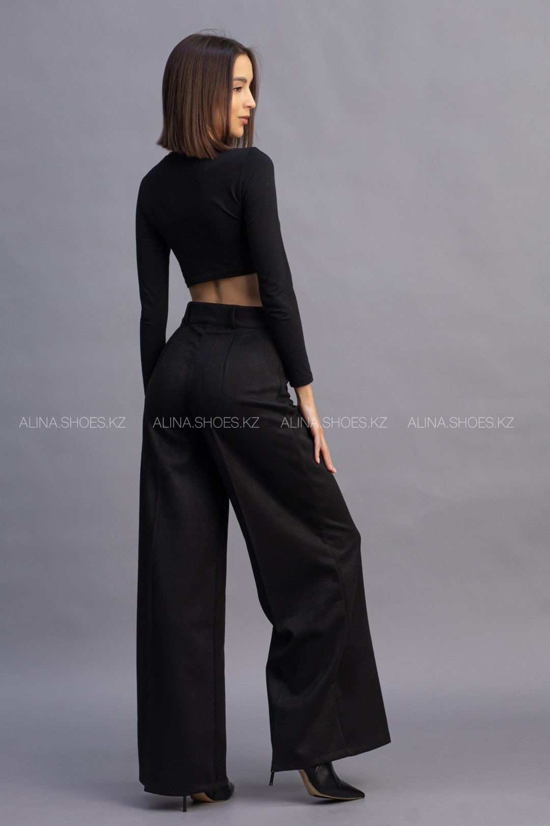 Повседневные брюки alinashoes черный купить,NaN