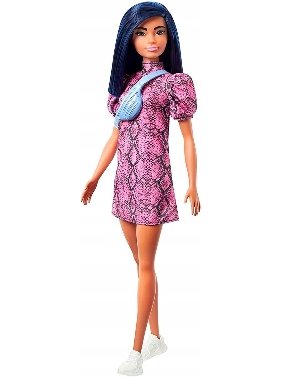 Кукла Barbie Игра с модой платье со змеиным принтом GXY990 купить,NaN