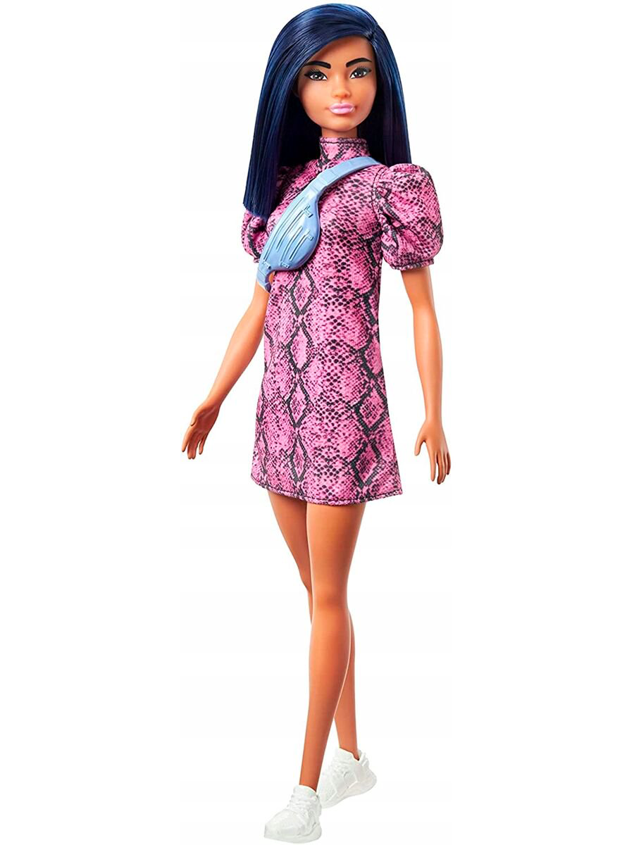 Кукла Barbie Игра с модой платье со змеиным принтом GXY990 купить,NaN