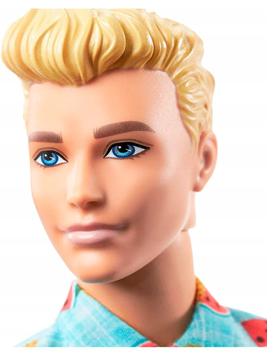 Кукла Barbie  Ken Игра с модой  рубашка с фруктовым принтом GYB040 купить,NaN