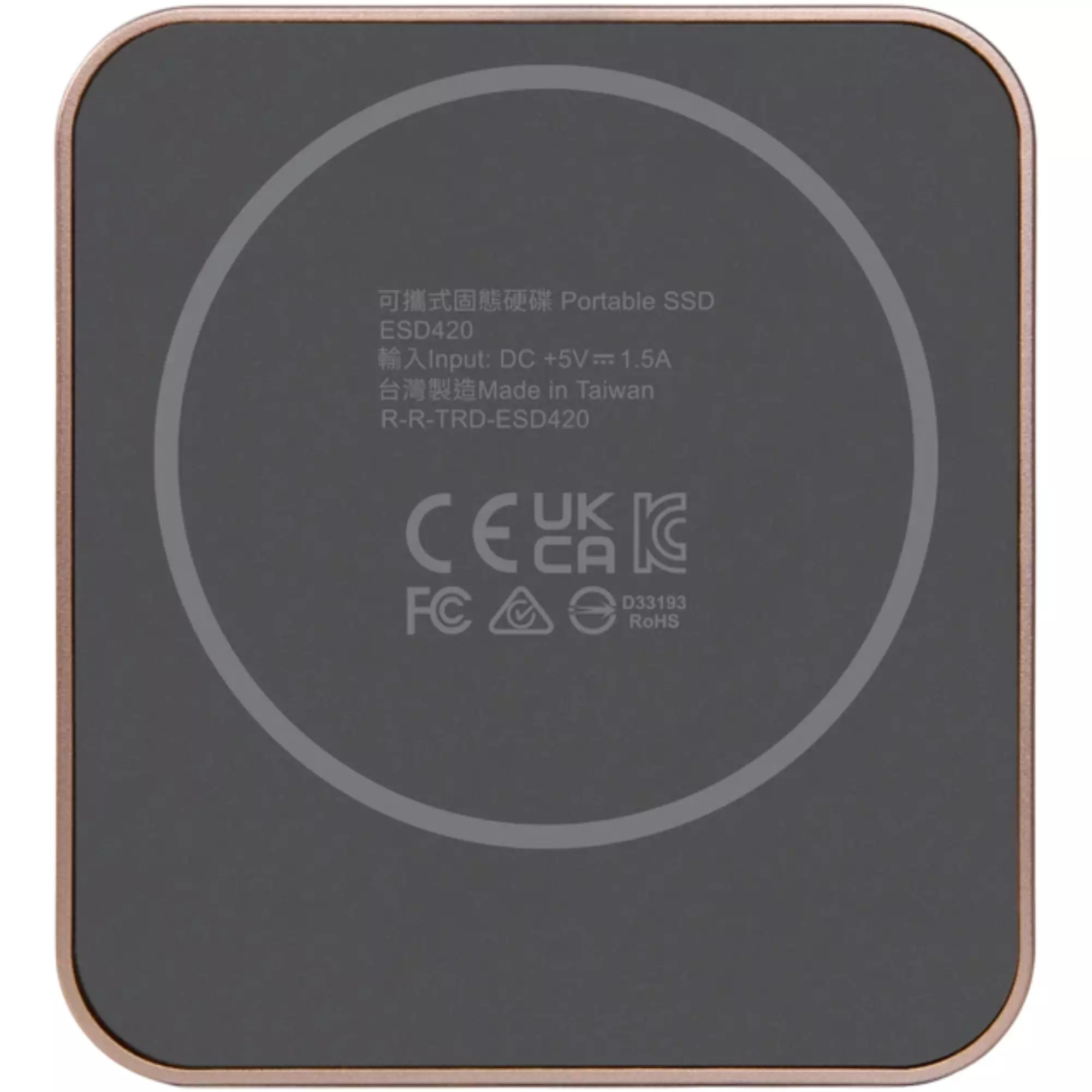 Внешний накопитель SSD TRANSCEND 1TB, TS1TESD420G, золотистый