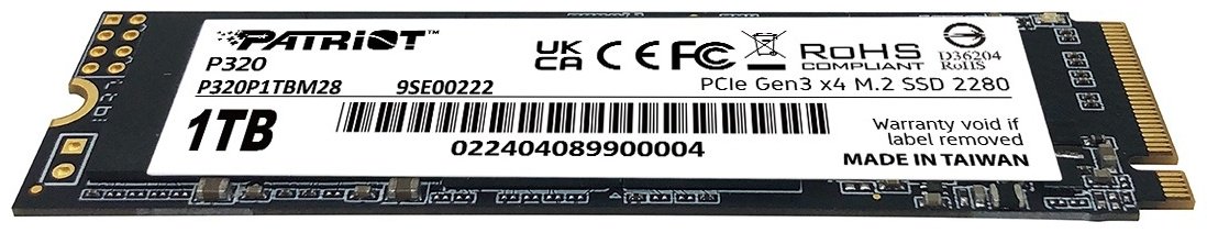 SSD Patriot P320P1TBM28 1000 Гб купить,NaN