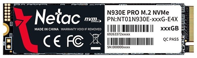 SSD Netac NT01N930E-256G-E4X 256 Гб