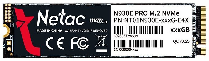 SSD Netac NT01N930E-256G-E4X 256 Гб купить,NaN