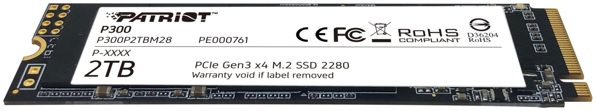 SSD Patriot P300P2TBM28 2000 Гб купить,NaN