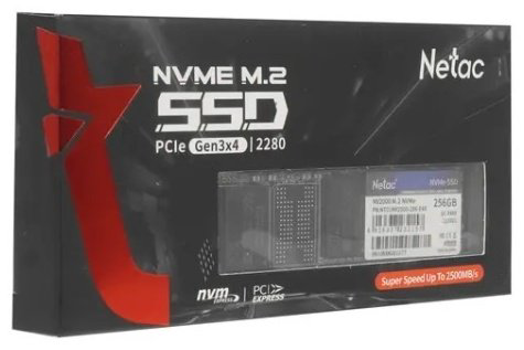 SSD Netac NV2000 NT01NV2000-256-E4X 256 Гб купить,NaN
