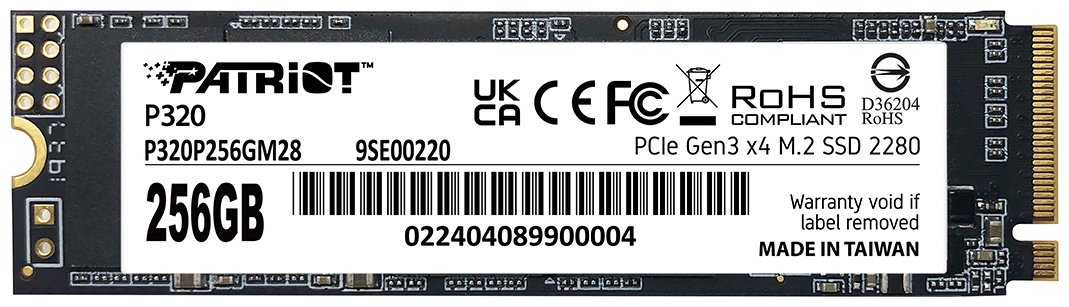 SSD Patriot P320, P320P256GM28 256 Гб купить,NaN