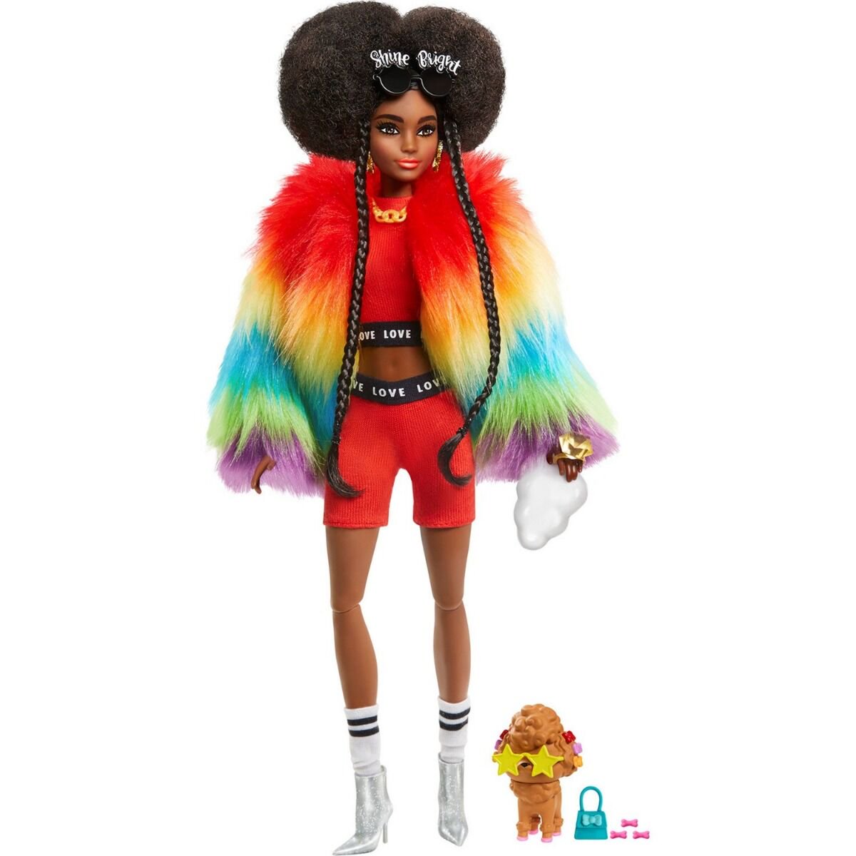 Кукла  Barbie Extra в радужной накидке GVR040 купить,NaN