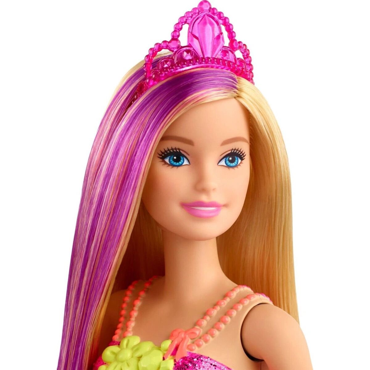 Кукла  Barbie Принцесса Dreamtopia ярко-розовый топ GJK120/GJK13 купить,NaN
