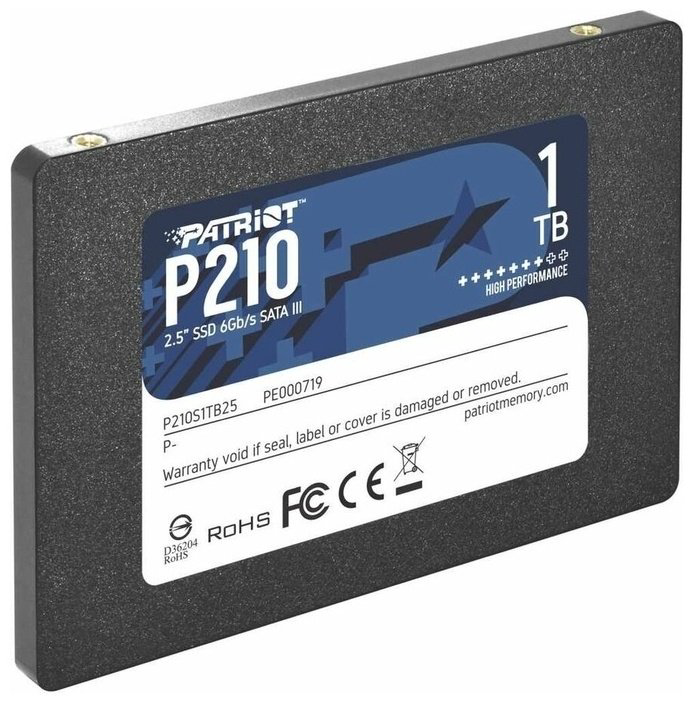 SSD Patriot P210S1TB25 1024 Гб купить,NaN