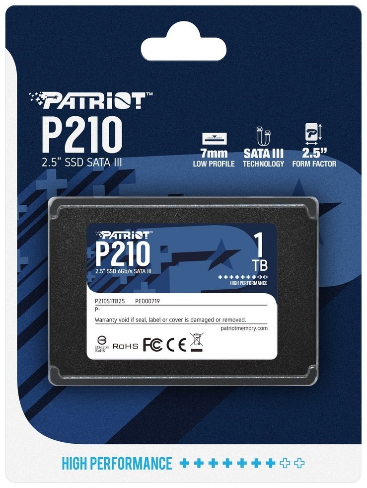 SSD Patriot P210S1TB25 1024 Гб купить,NaN