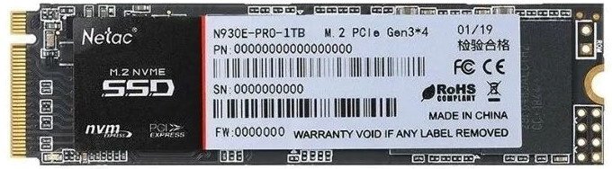 SSD Netac NT01N930E-001T-E4X 1024 ГБ