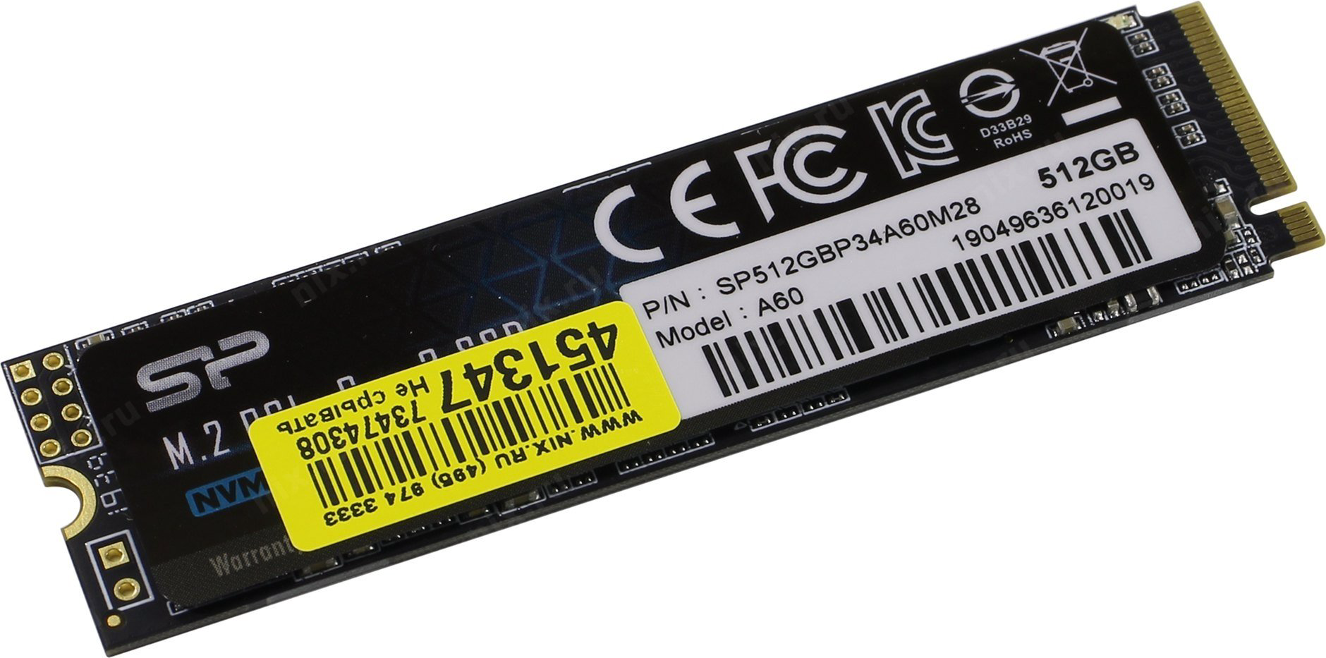Silicon Power A60 SP512GBP34A60M28 512Gb купить,NaN