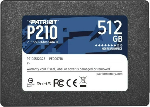 SSD Patriot P210S512G25 512 ГБ
