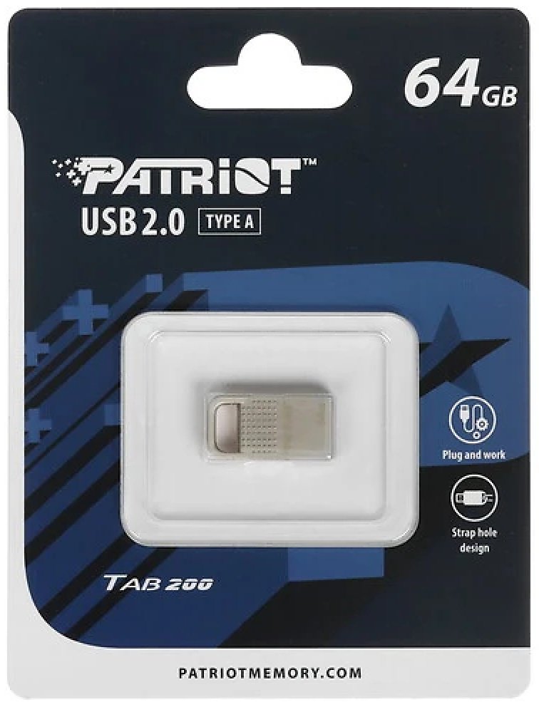 USB Flash карта Patriot PSF64GT200S2U 64 Гб купить,NaN
