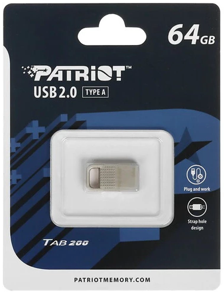USB Flash карта Patriot PSF64GT200S2U 64 Гб купить,NaN