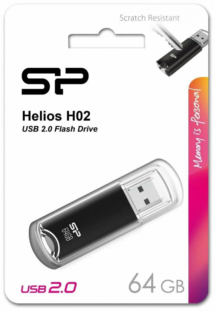 USB Flash карта Silicon Power SP064GBUF2H02V1K 64 Гб купить,NaN